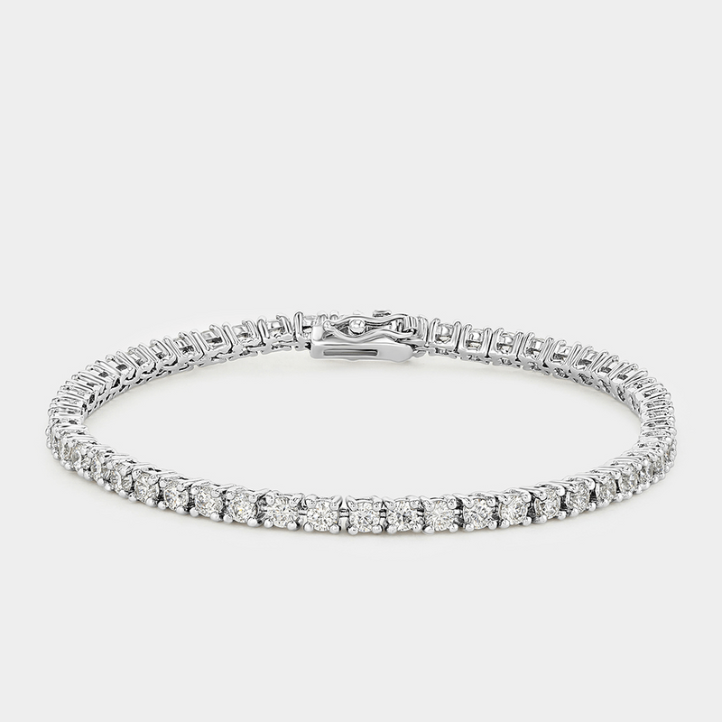 Diamond Simulant Tennis Bracelet