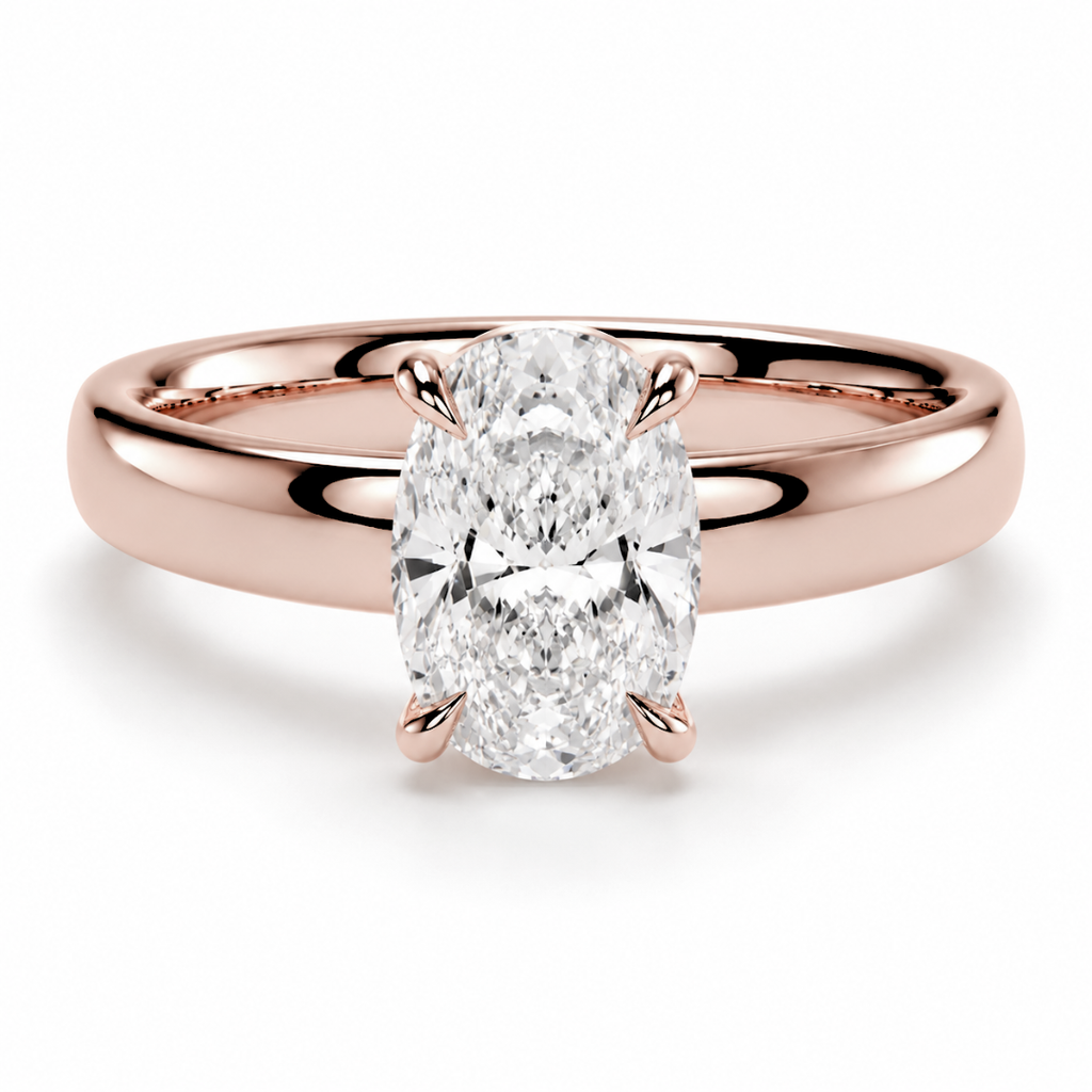Elongated Cushion Diamond, Cigar Band Setting