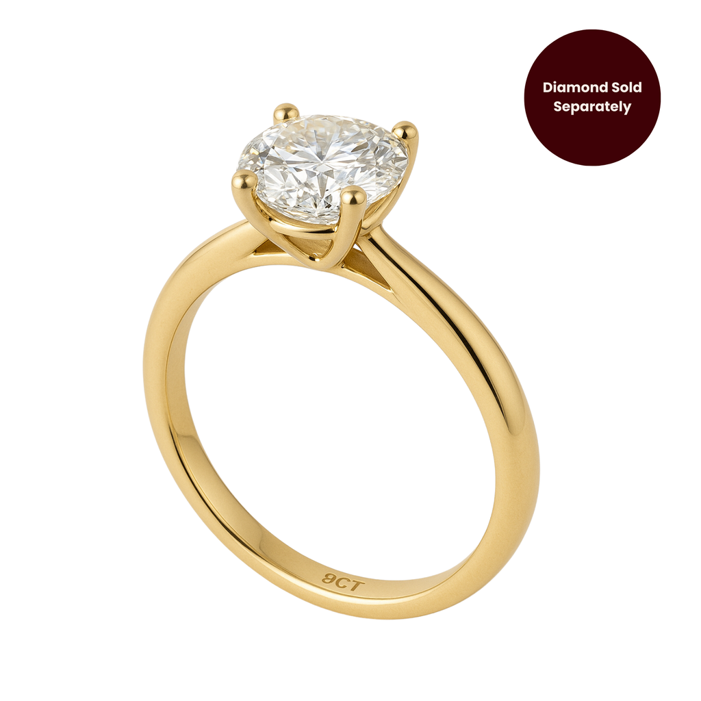 1.8mm Solitaire Claw with Cathedral Setting