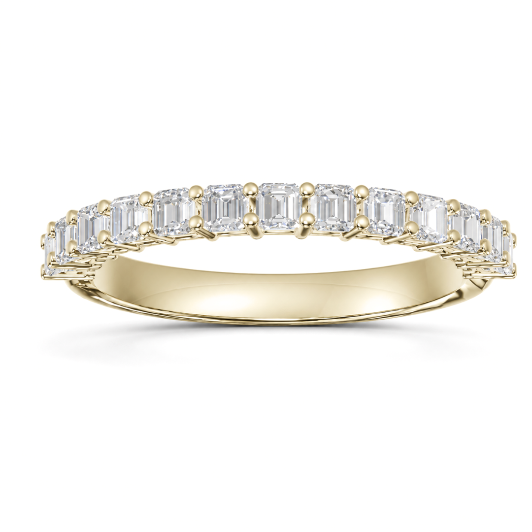 Asscher Eternity Band