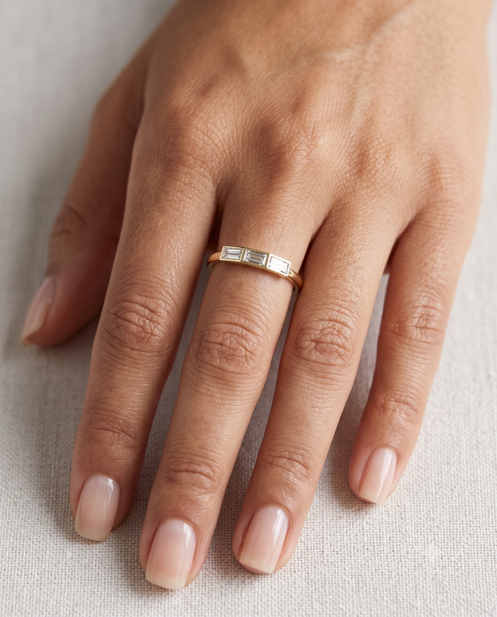Baguette Stack Ring
