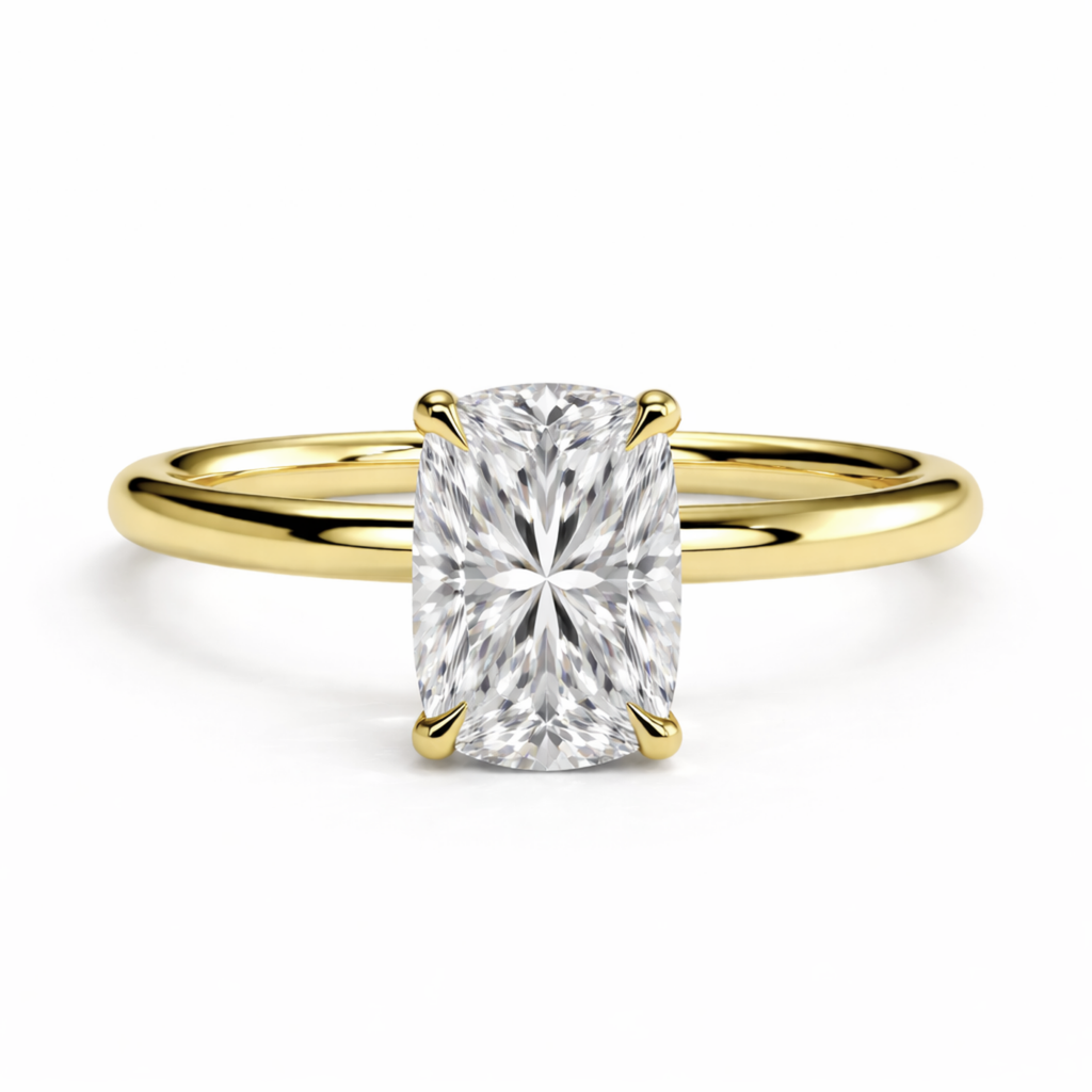 High-Profile Claw Prong Solitaire