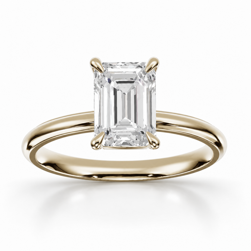 Emerald Diamond, High Profile Claw Prong