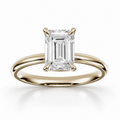 Emerald Diamond, High Profile Claw Prong