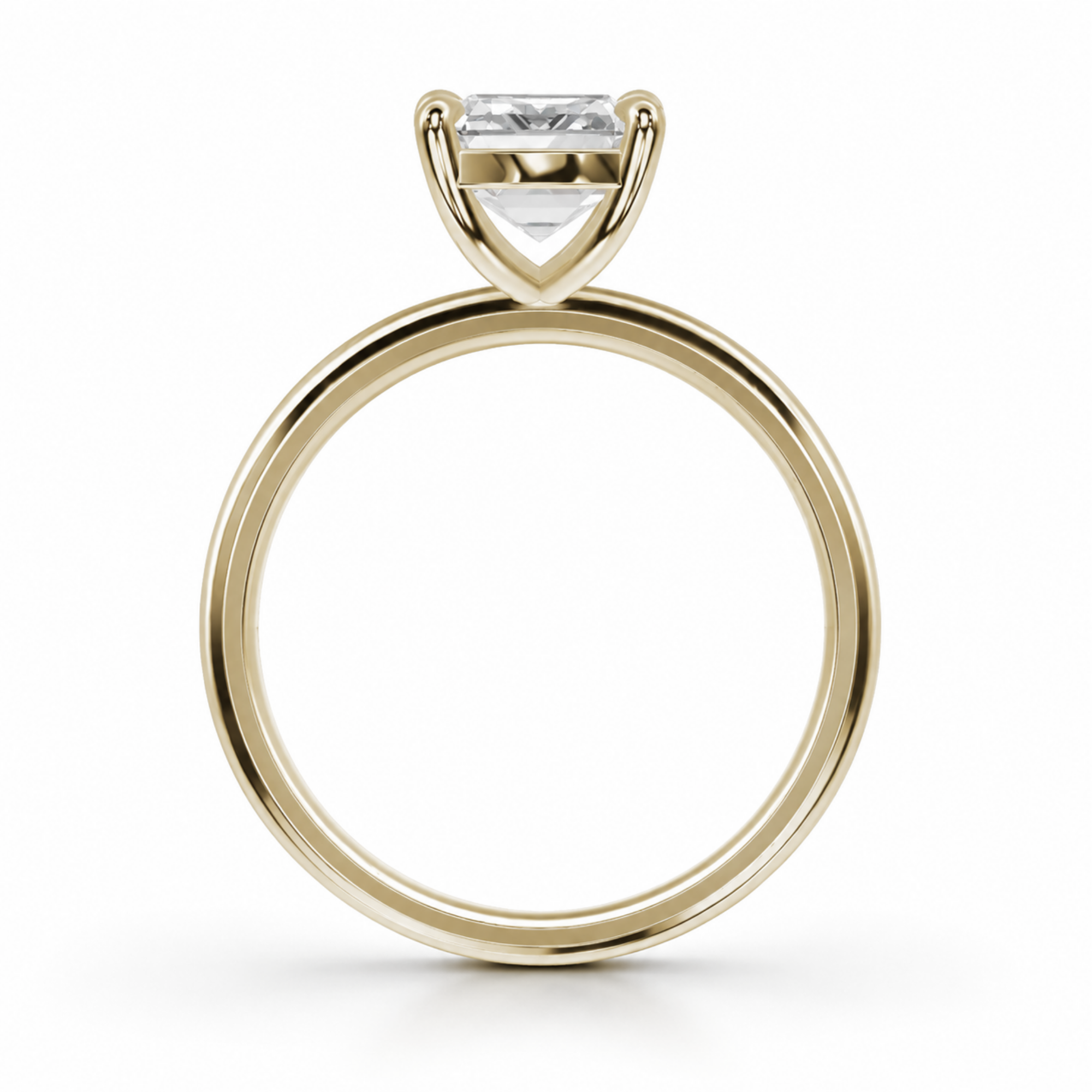 Emerald Diamond, High Profile Claw Prong