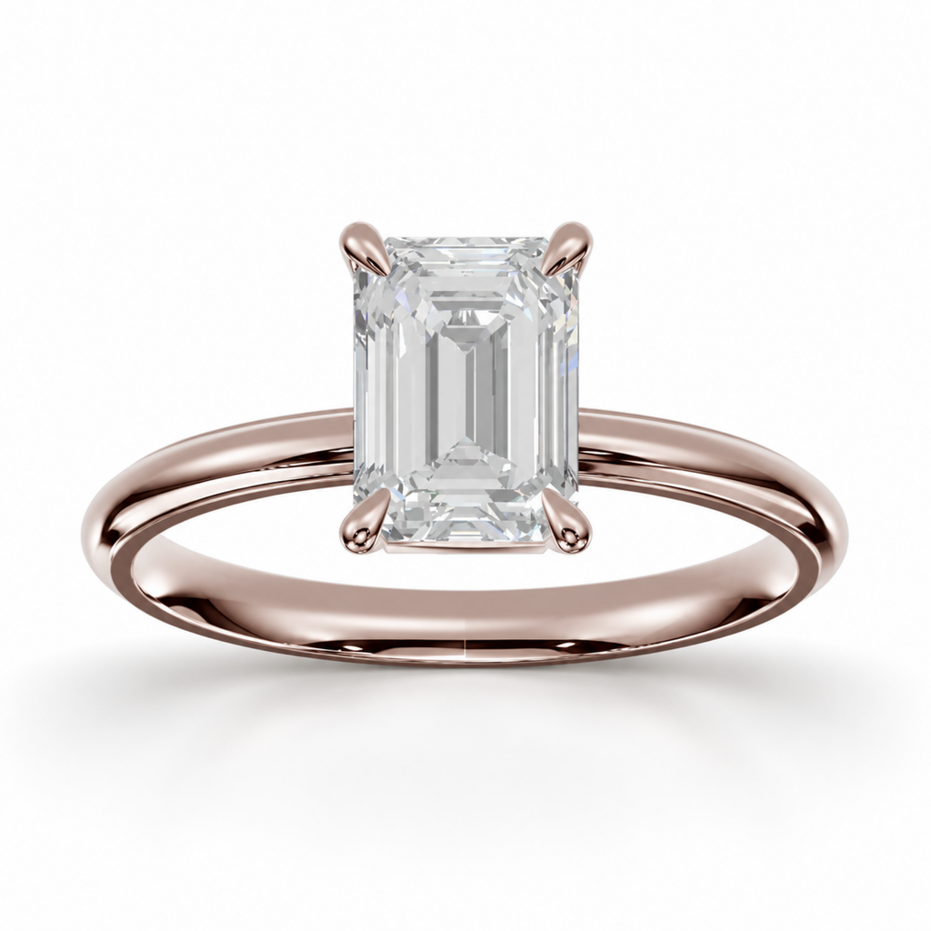 Emerald Diamond, High Profile Claw Prong