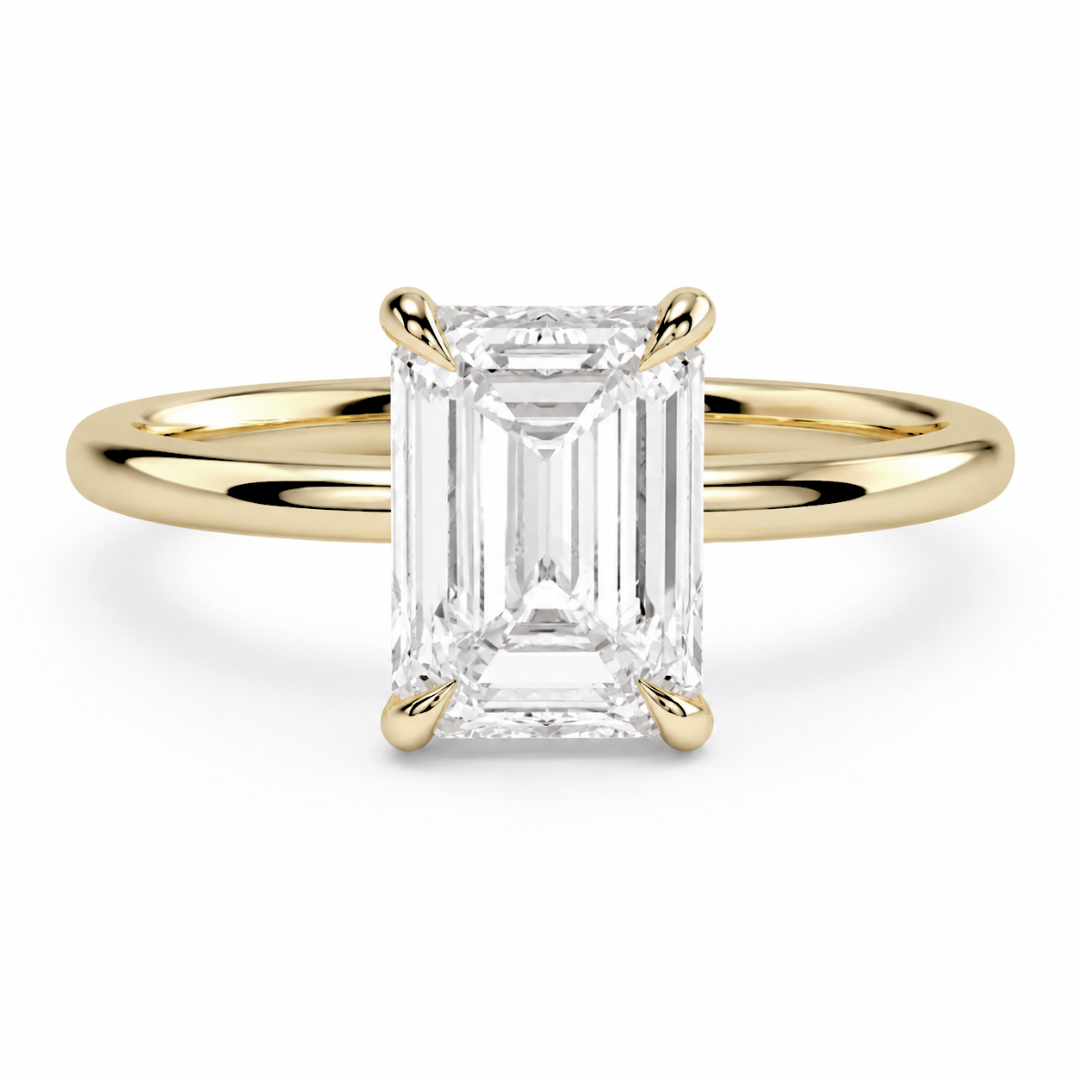 Emerald Diamond, High Profile Claw Prong
