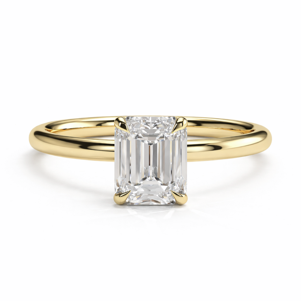 High-Profile Claw Prong Solitaire