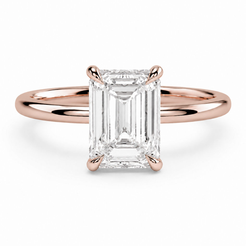 Emerald Diamond, High Profile Claw Prong