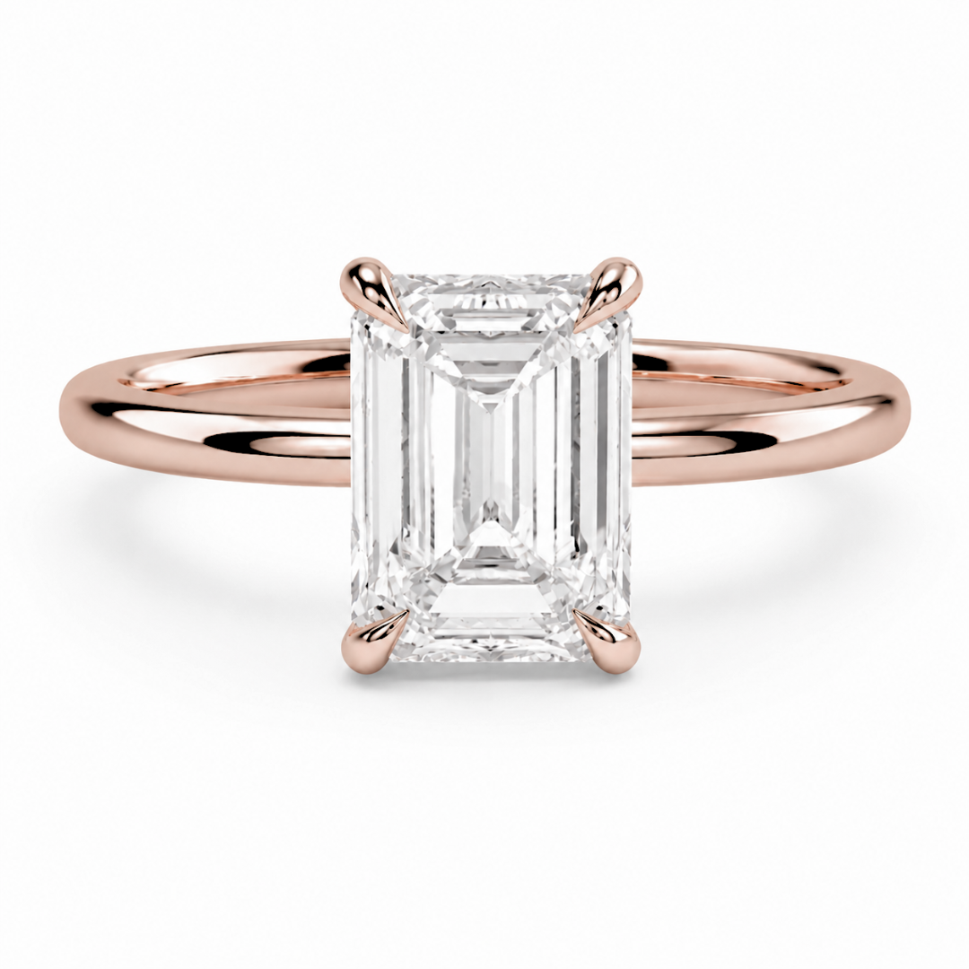 Emerald Diamond, High Profile Claw Prong