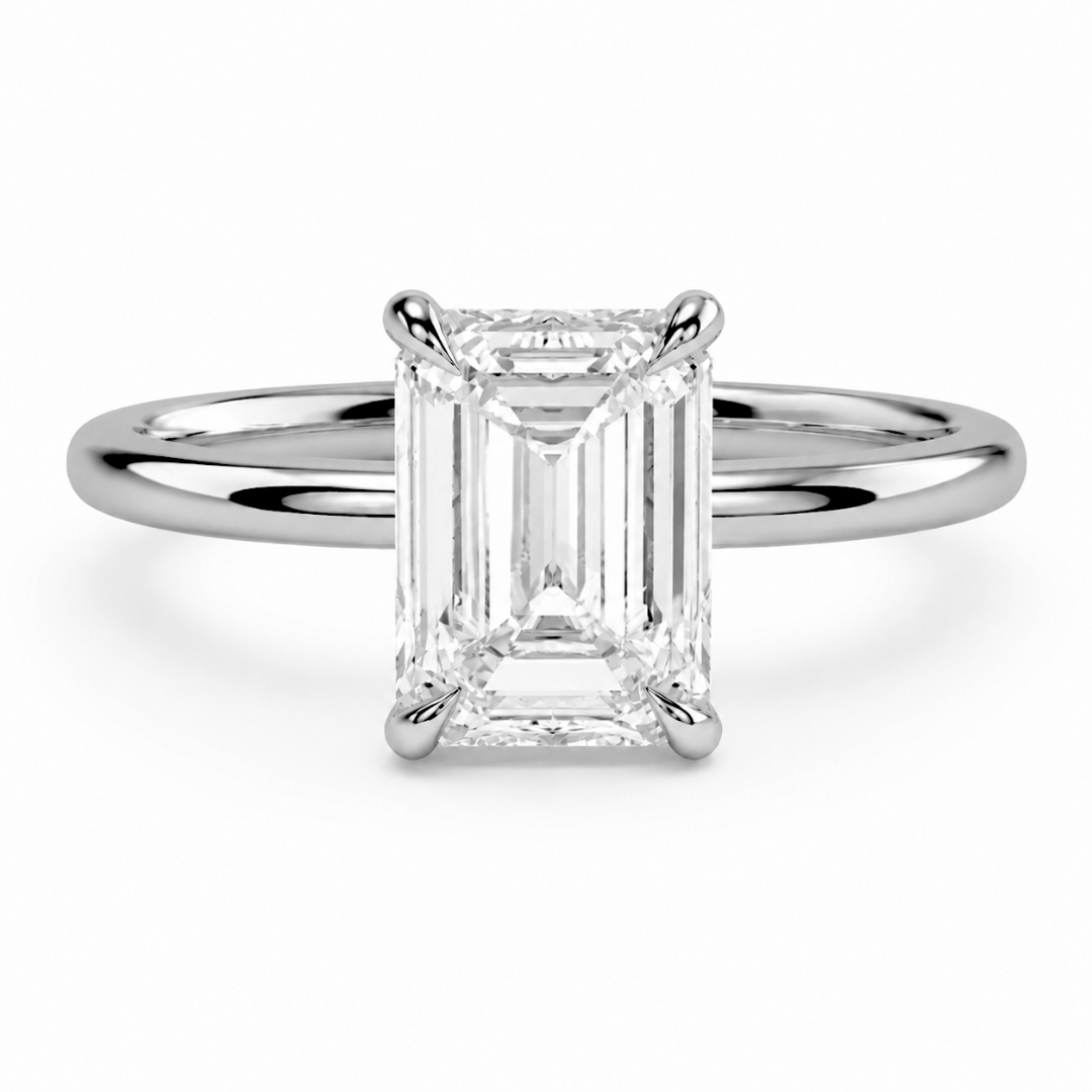 Emerald Diamond, High Profile Claw Prong