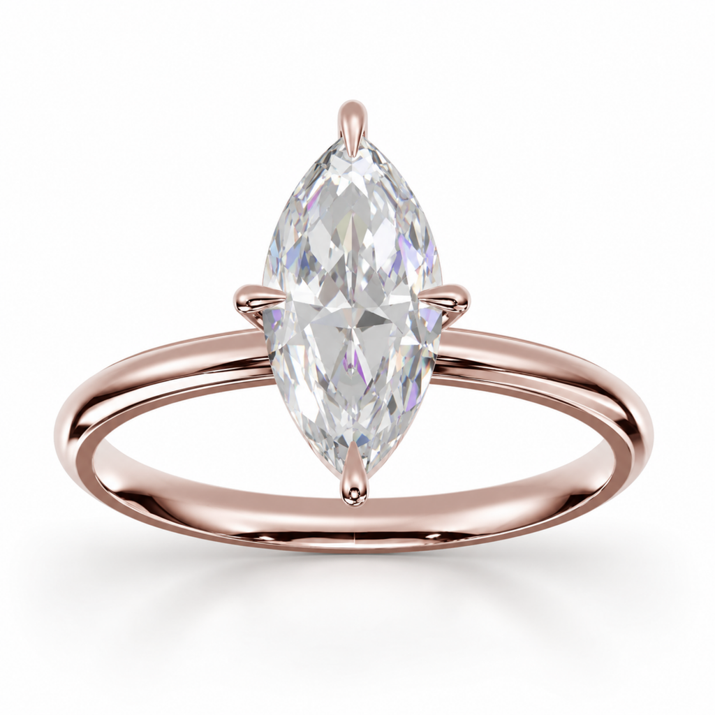 Marquise Diamond, High Profile Claw Prong