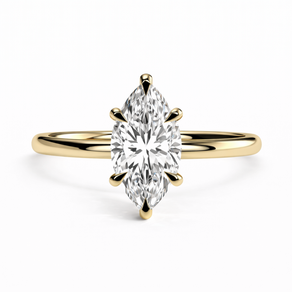 High-Profile Claw Prong Solitaire