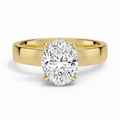4mm Cigar band with Claw Prongs