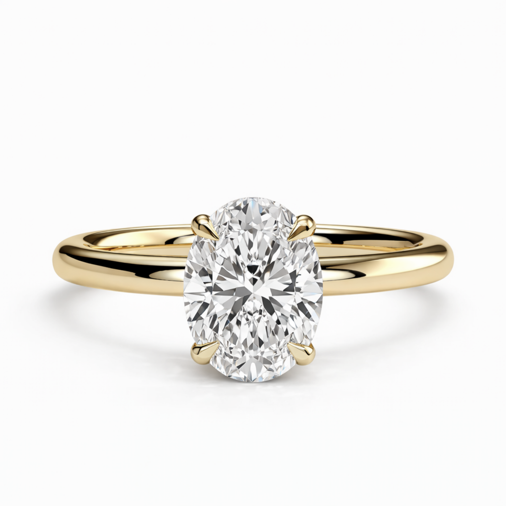 High-Profile Claw Prong Solitaire