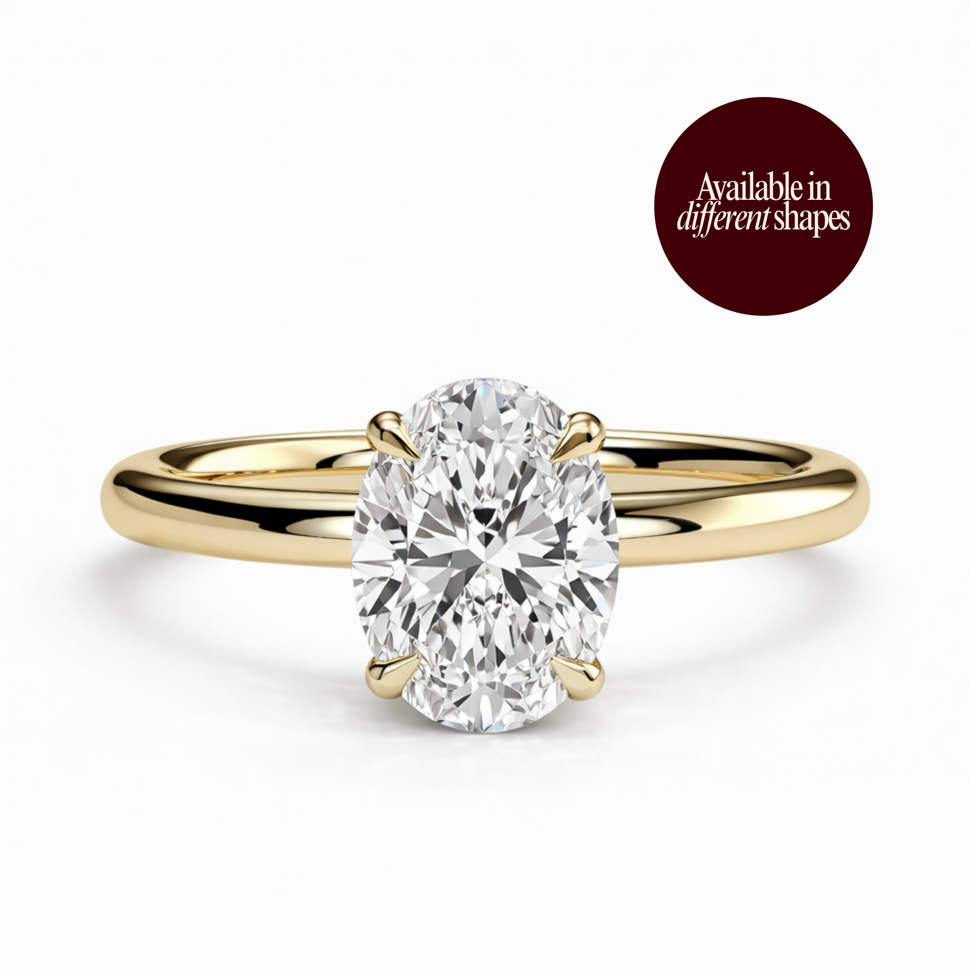 High-Profile Claw Prong Solitaire