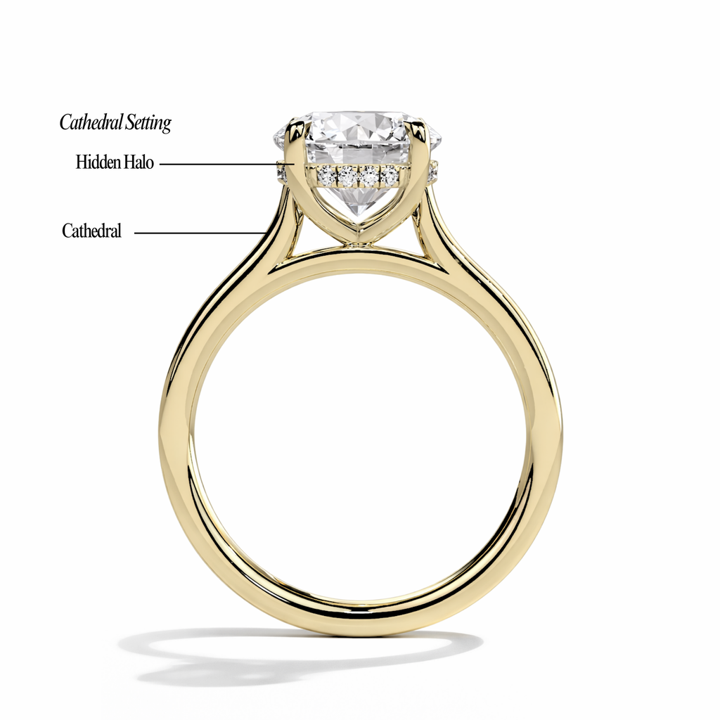 The Claw Prong with Hidden Halo and Cathedral