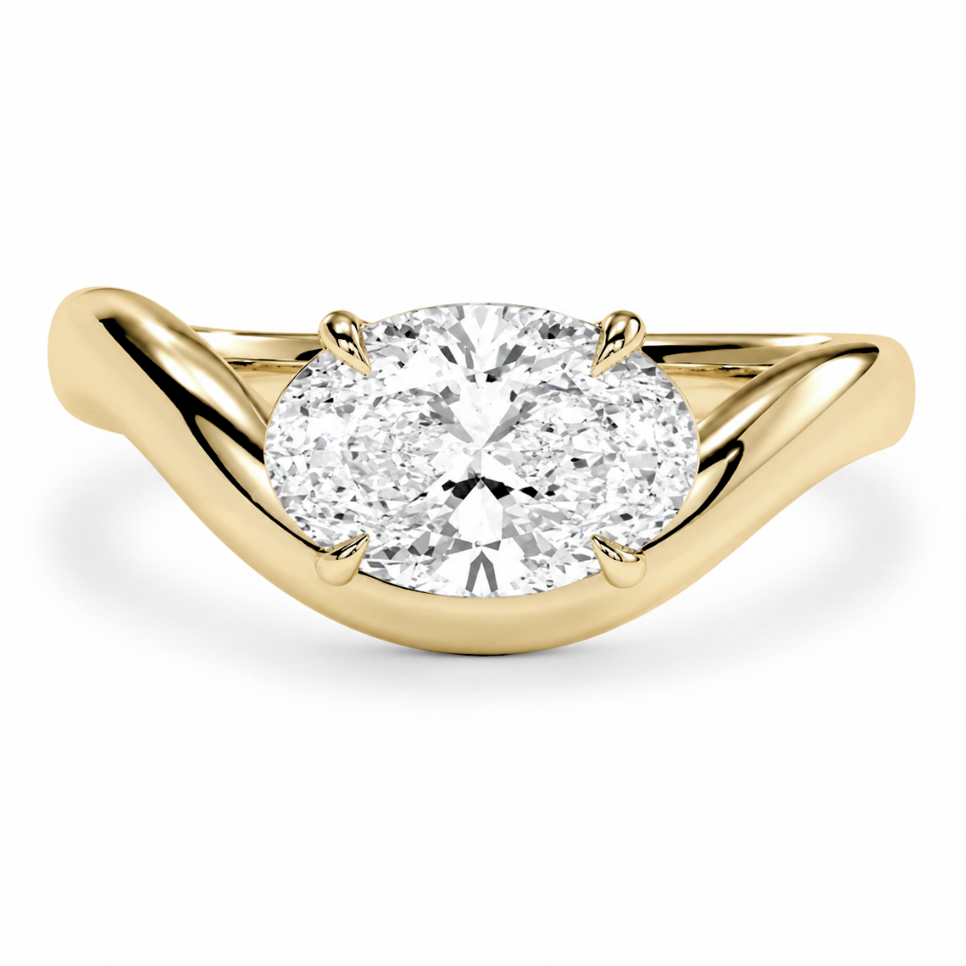 Oval Diamond, Curve Setting