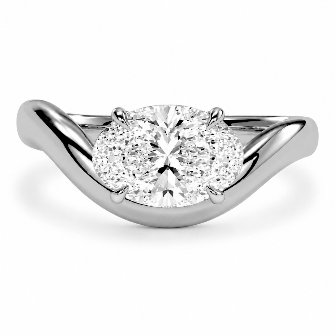 Oval Diamond, Curve Setting