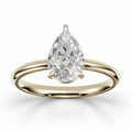 Pear Diamond, High Profile Claw Prong