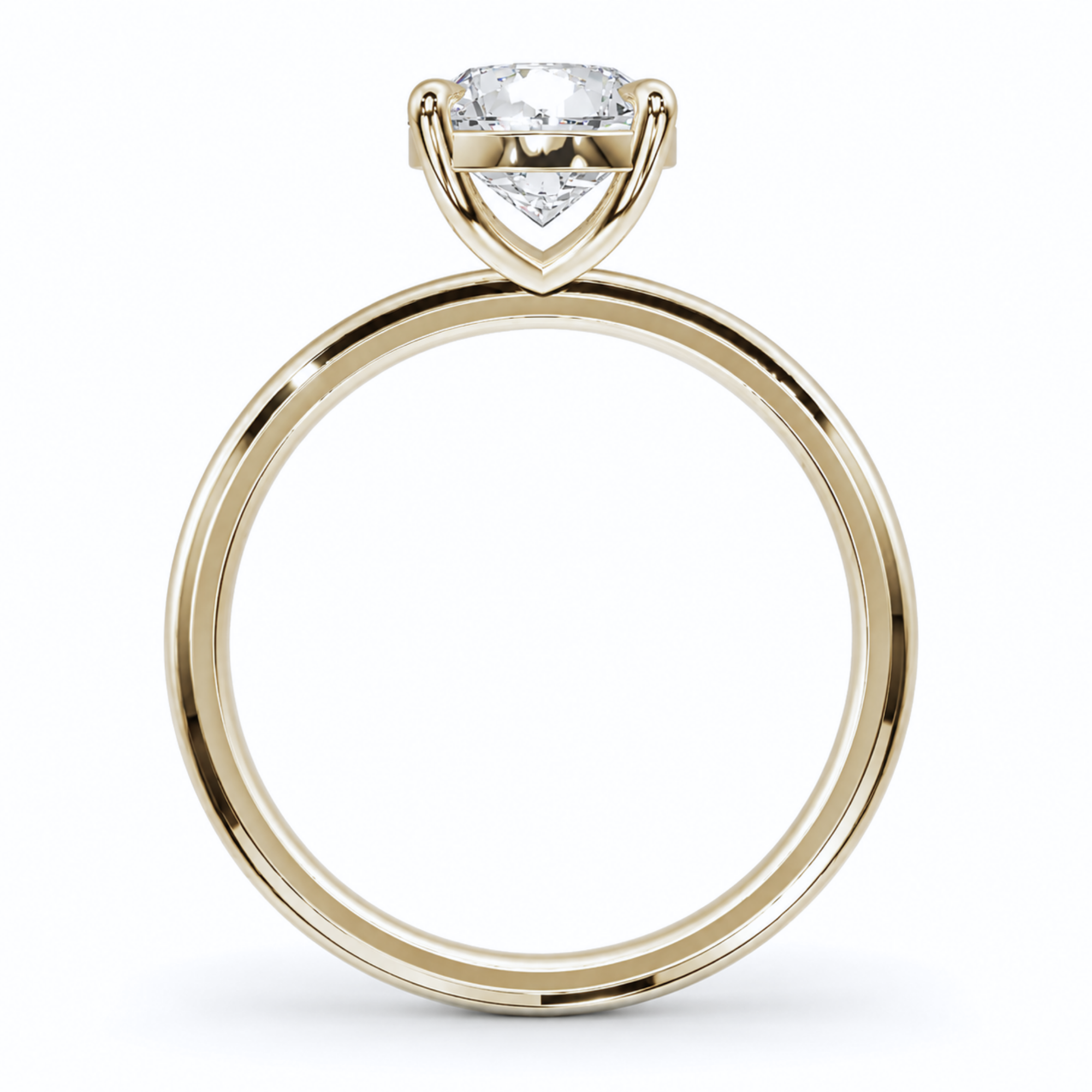 Pear Diamond, High Profile Claw Prong