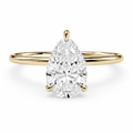 Pear Diamond, High Profile Claw Prong