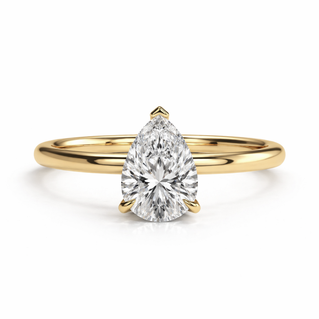 High-Profile Claw Prong Solitaire