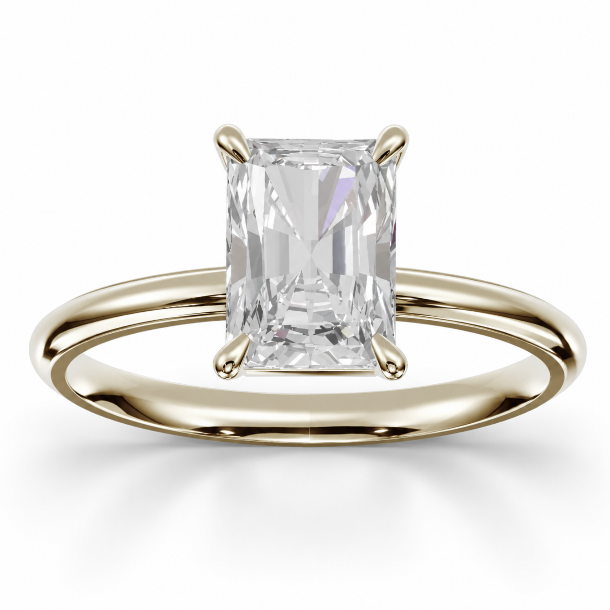 Radiant Diamond, High Profile Claw Prong