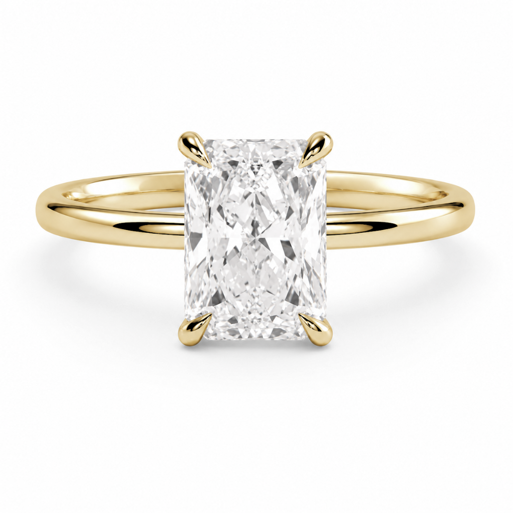 Radiant Diamond, High Profile Claw Prong