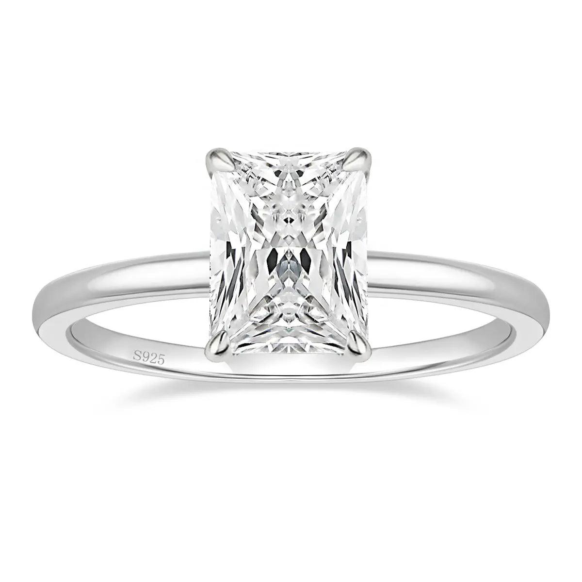 Radiant Solitaire Ring