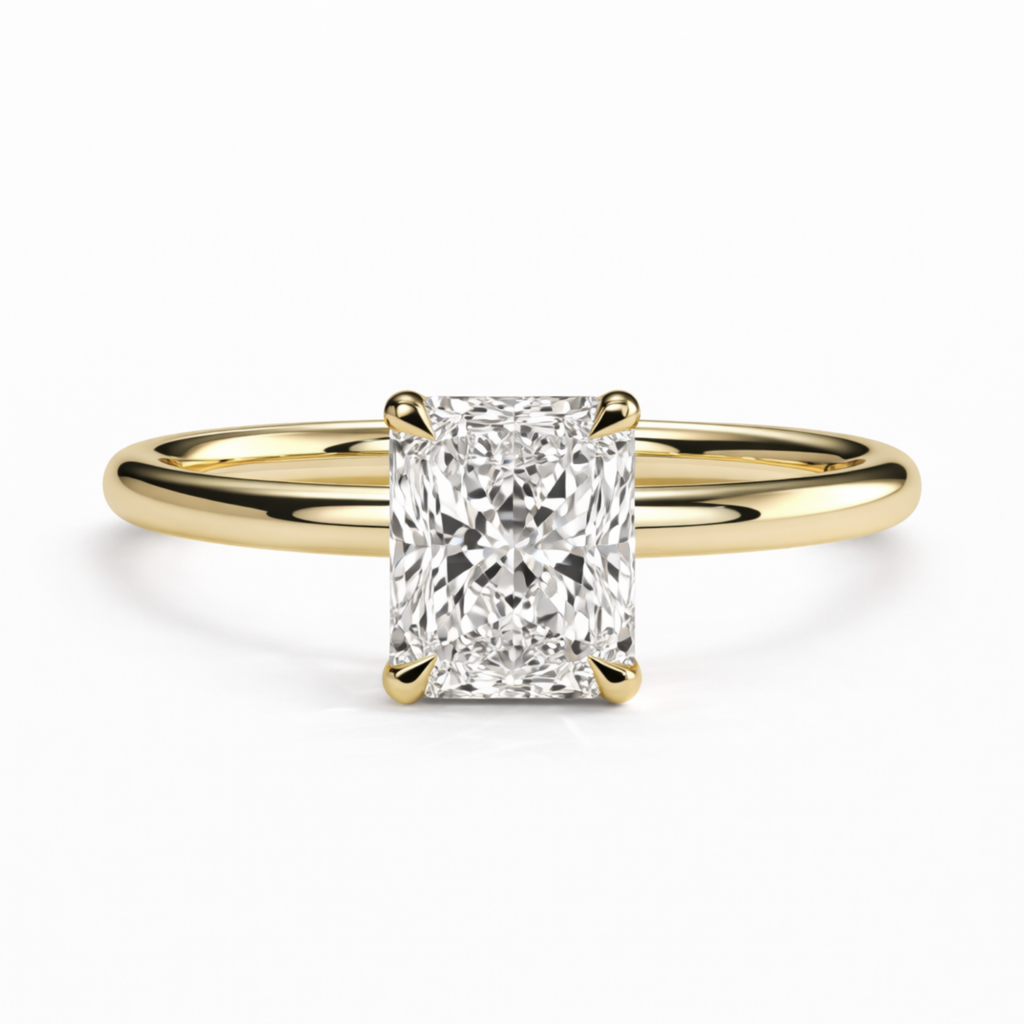 High-Profile Claw Prong Solitaire