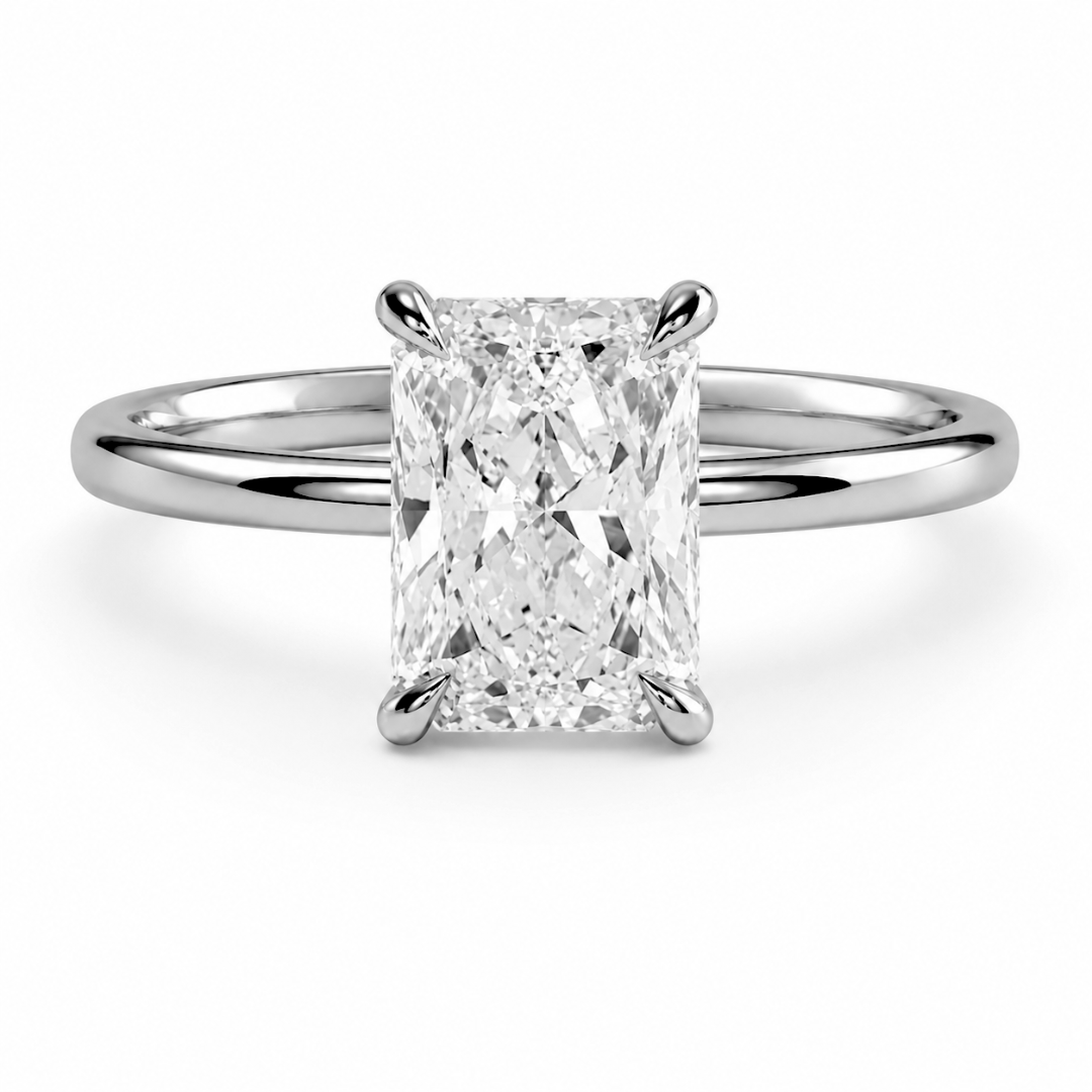 Radiant Diamond, High Profile Claw Prong