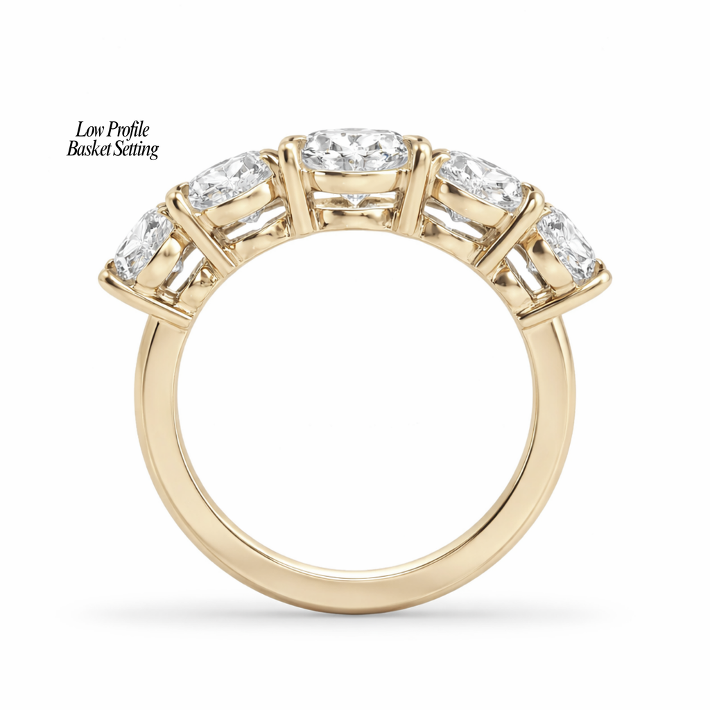 Five Stone Low Basket Setting