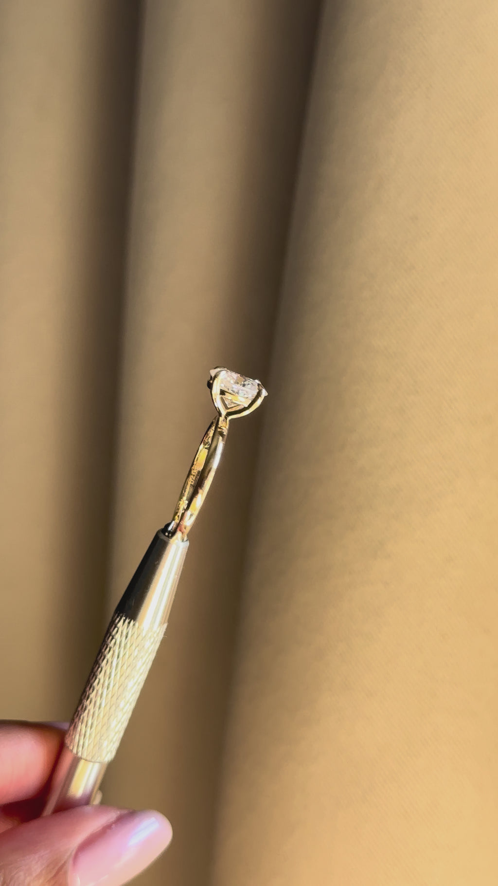 High-Profile Claw Prong Solitaire